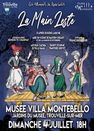 Théâtre : "La main leste" - Jardin Musée Villa Montebello