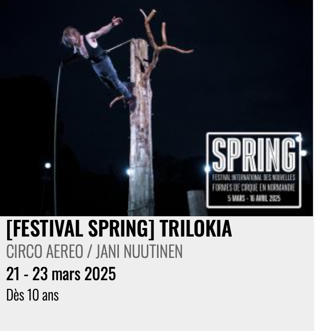 Parcours mêlant magie et manipulations d’objet : "[FESTIVAL SPRING] TRILOKIA", CIRCO AEREO / JANI NUUTINEN