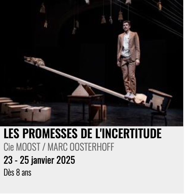 Clown façon Buster Keaton : "LES PROMESSES DE L'INCERTITUDE", Cie MOOST / MARC OOSTERHOFF